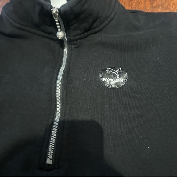 Puma x Pronounce half-zip sweatshirt in Black and White Spiral Jacket size M - Picture 4 of 9